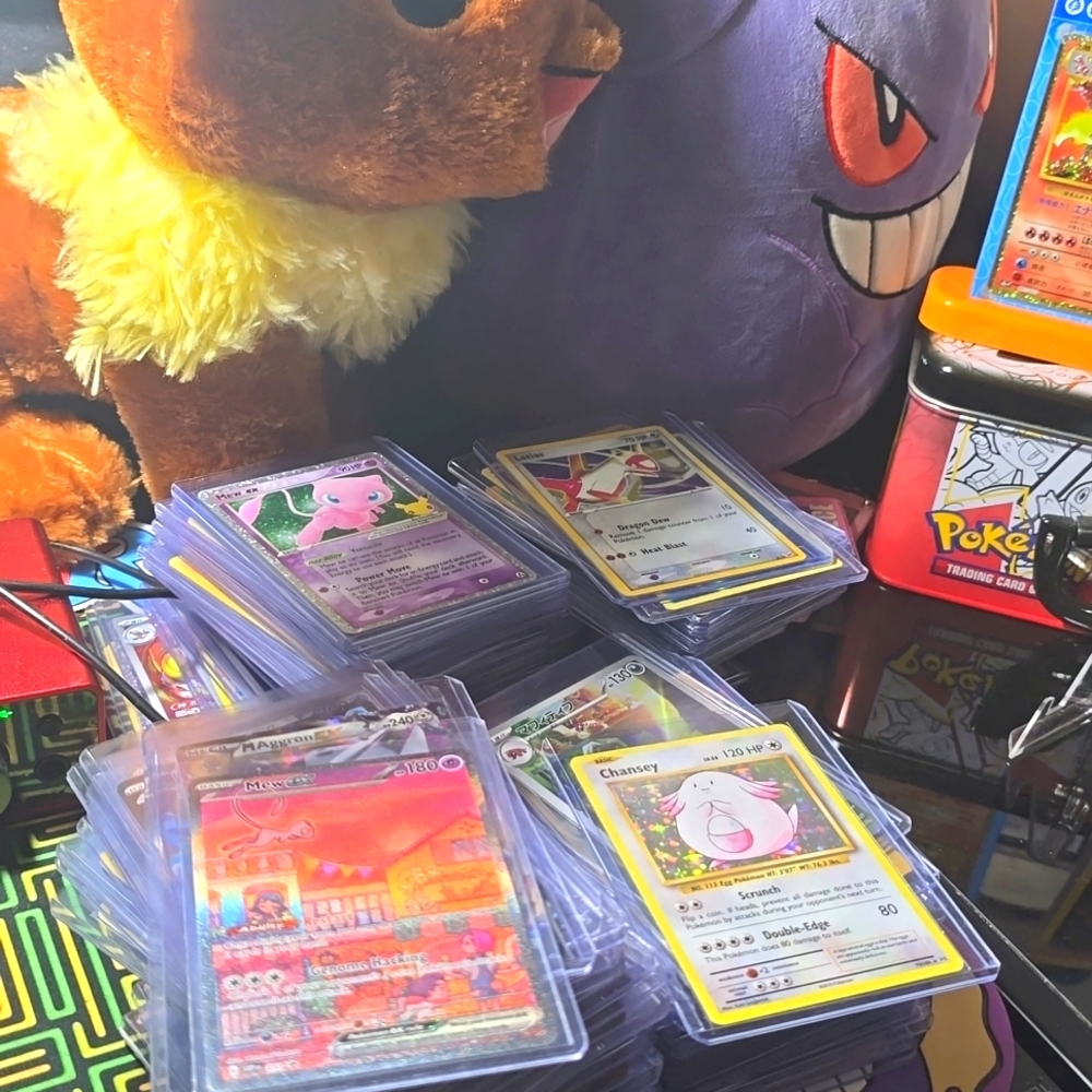 Toploaded pokemon cards $15 a piece for Big Cards or 5$ Price for Mid teir Cards